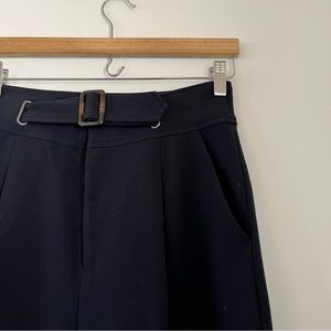 Joie navy high waisted size 4 pants stretchy material